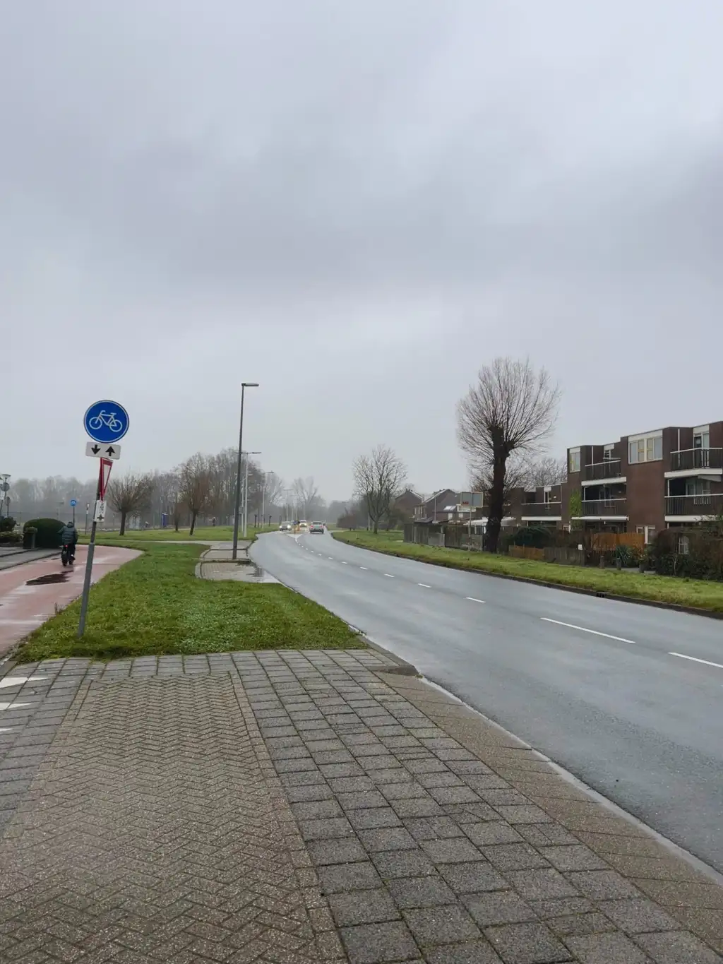 In januari is de Kanaaldijk afgesloten ten zuiden van de Schoenmakerstraat ivm werkzaamheden